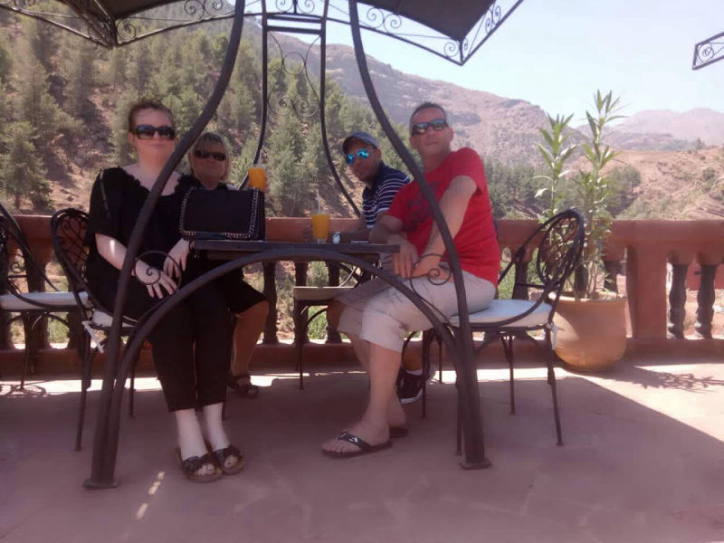 tourist in toubkal 
