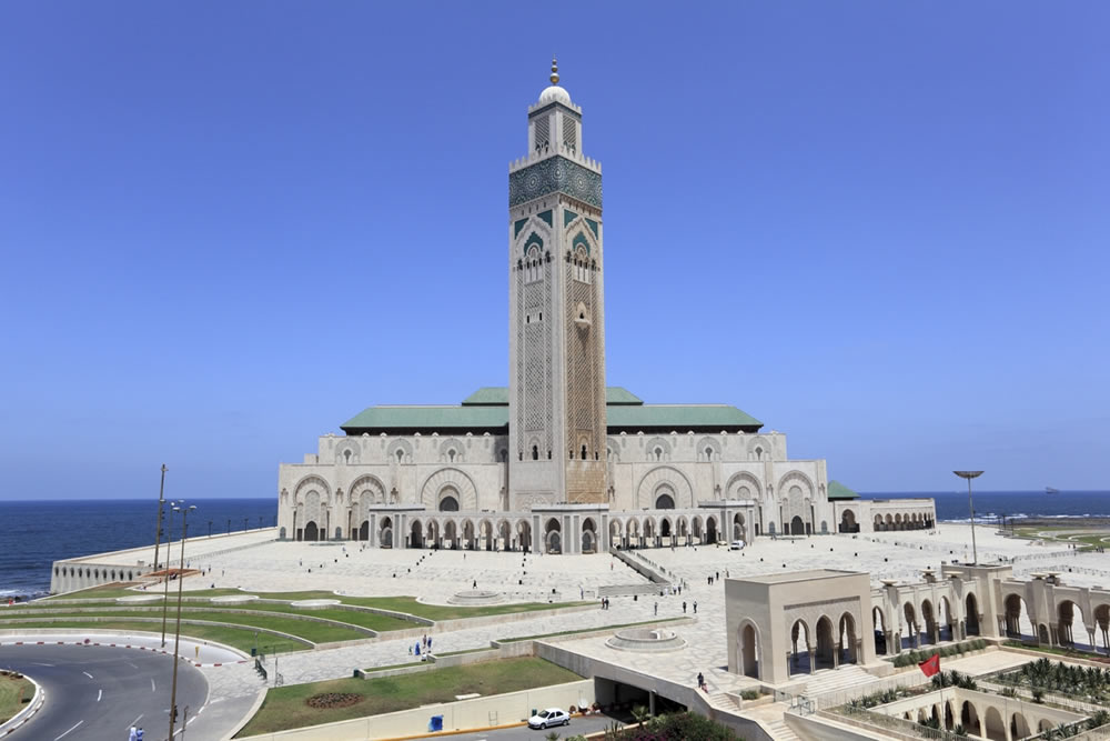 medium casablanca mosque hassan tow tours morocco