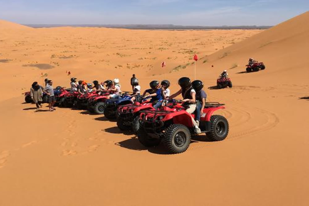 medium tours from marrakech to QUAD BIKING disert